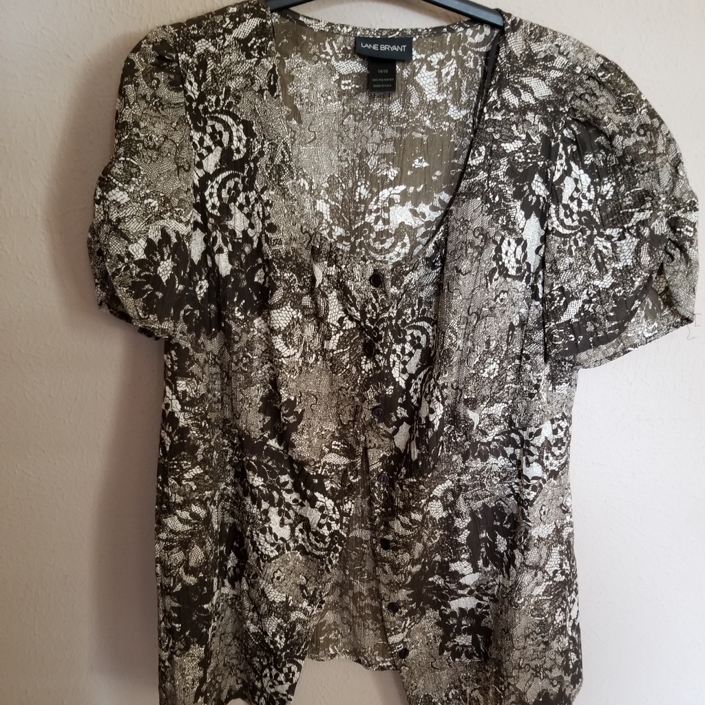 Button Front Blouse